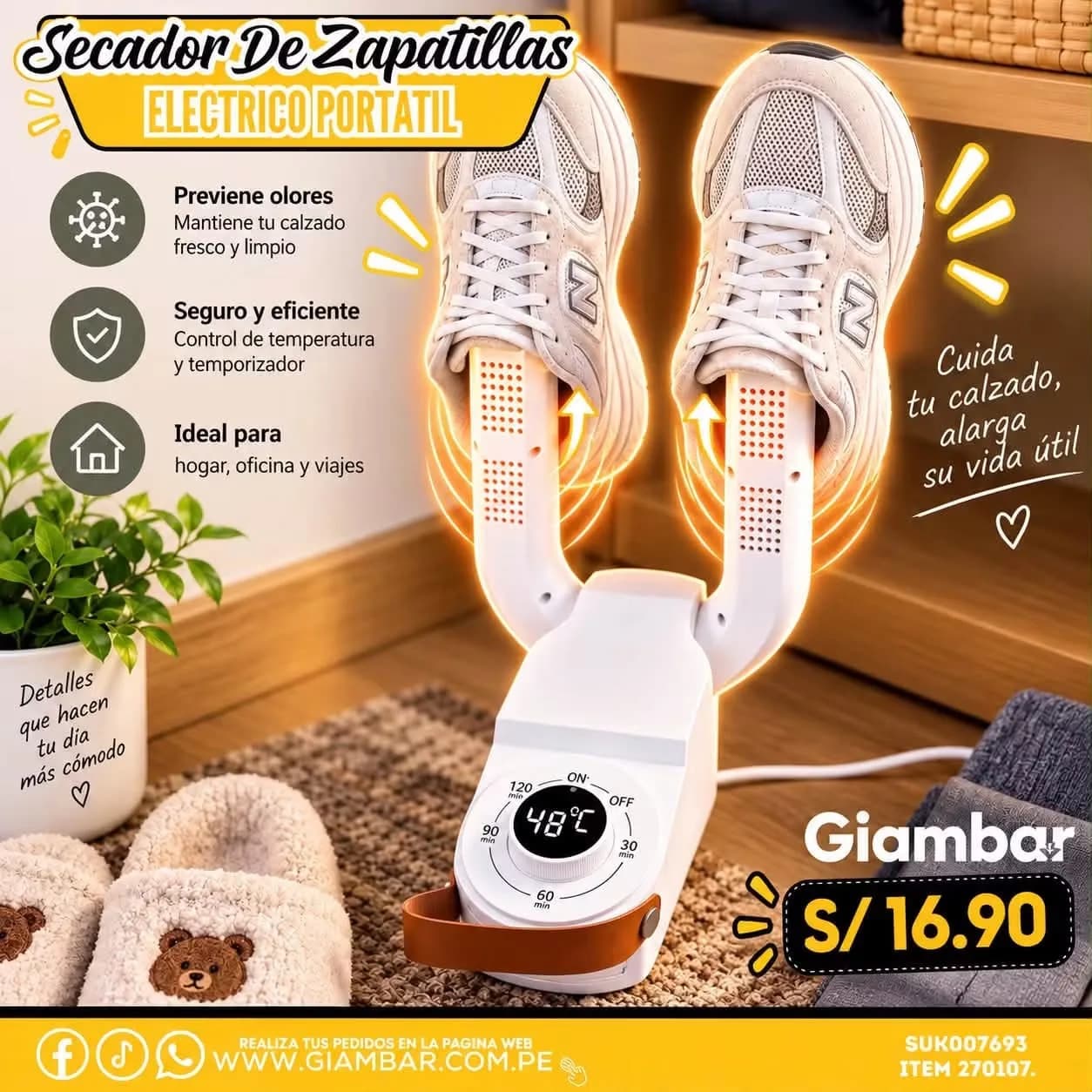 SECADOR DE ZAPATO 270107