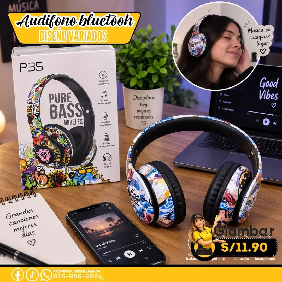 P35 AUDIFONO VINCHA