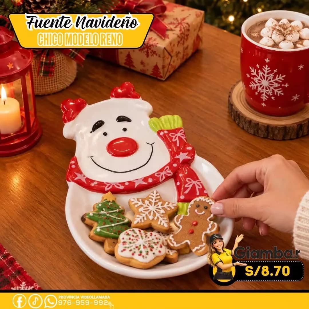 GB-129 LOZA RENO NAVIDEÑO