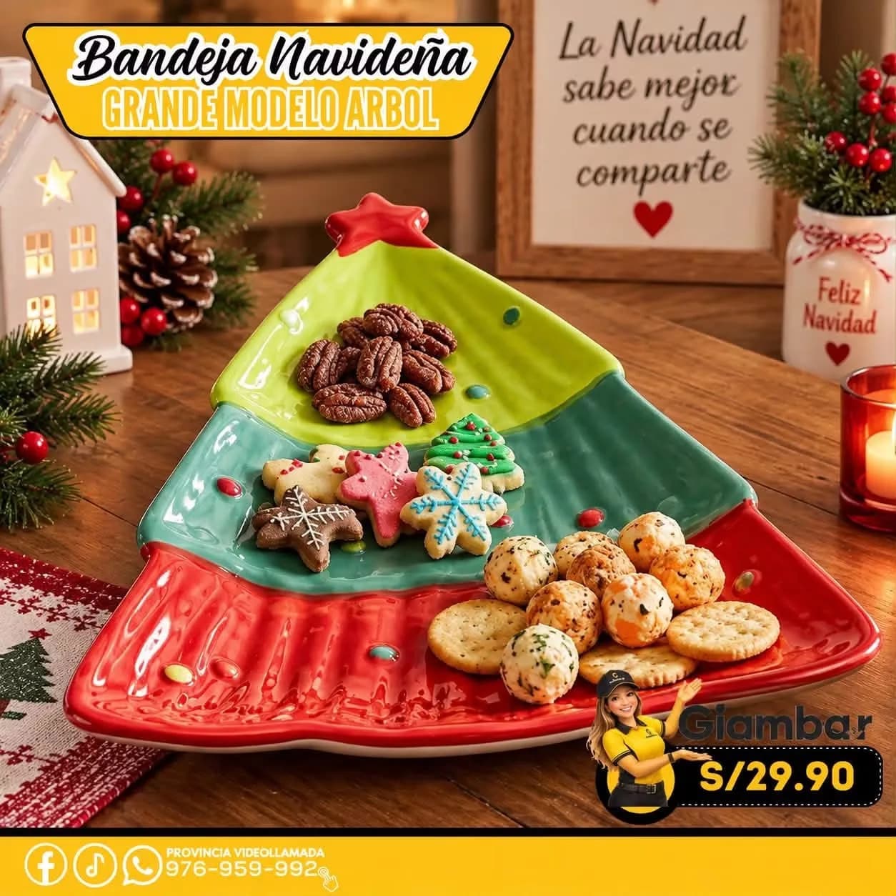 GB-139 LOZA TIPO ARBOL DE NAVIDAD