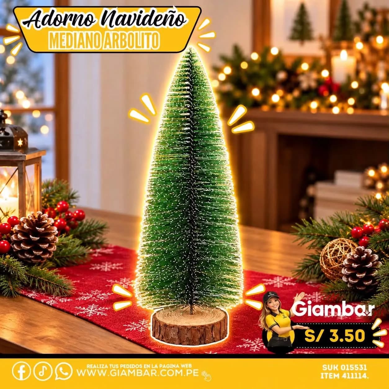 411114 ADORNO NAVIDEÑO