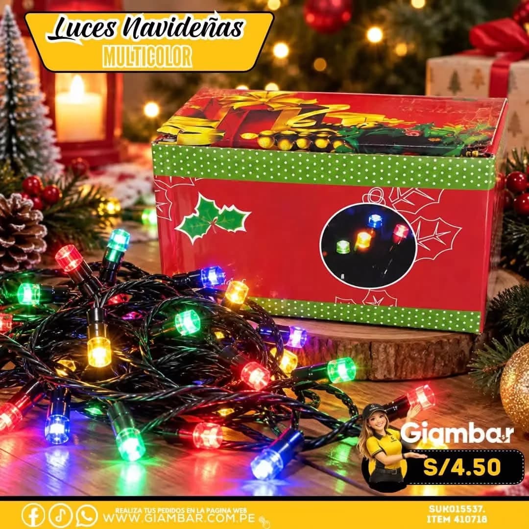 410718 LUCES NAVIDEÑO