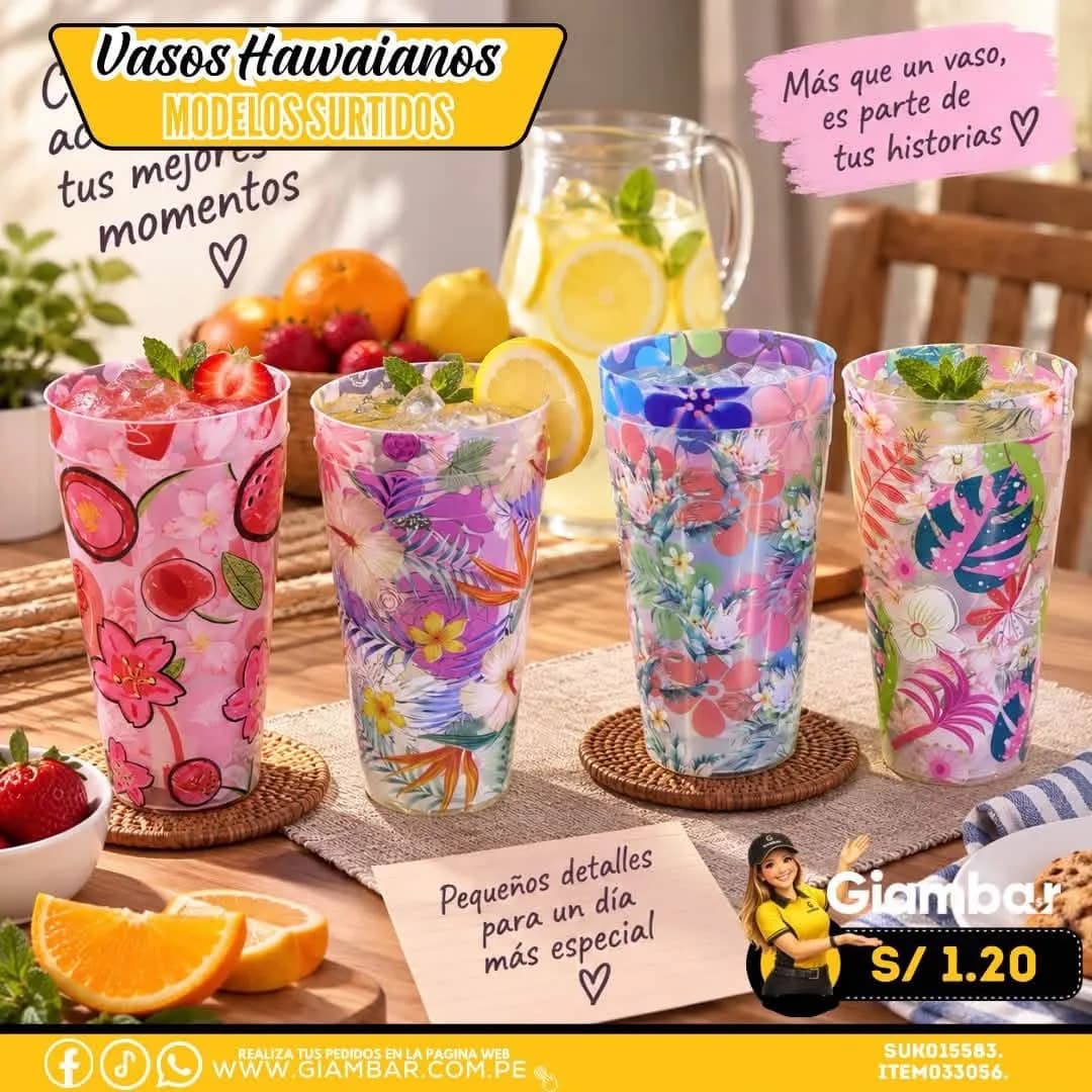033056 Vaso Tropical 450 ml CSLDA2765 MULTIMARK